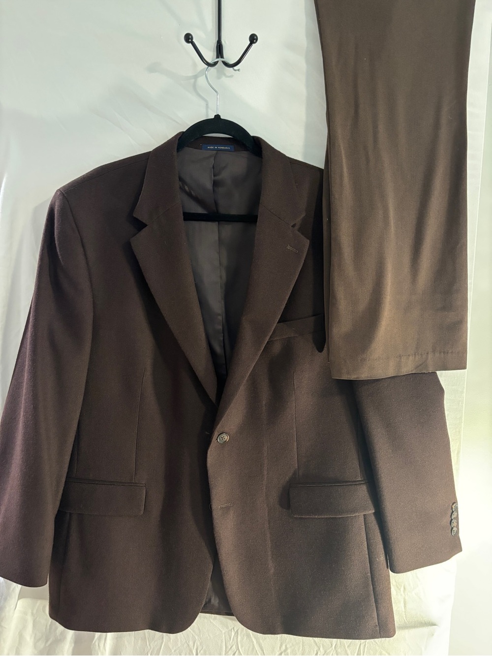 Men's Brown Two-Piece Suit Blazer & Trousers